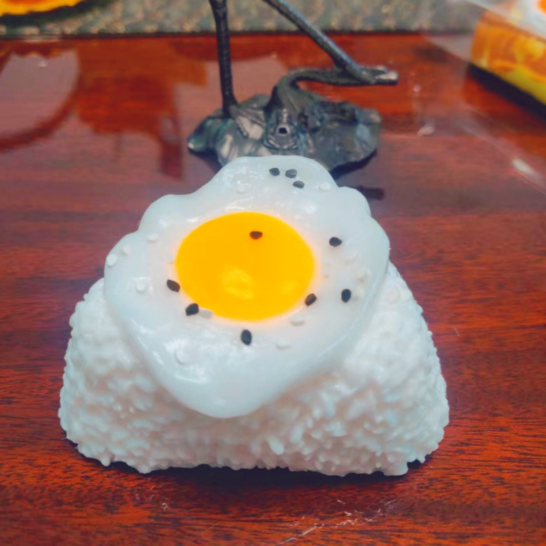 0015 Handmade Cute Rice Ball With Egg