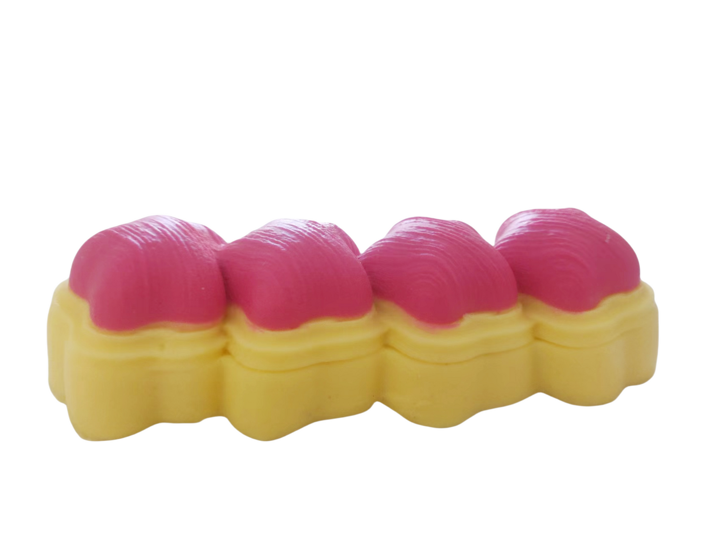 0001 Handmade Star Cream Bar Silicone squishy toys