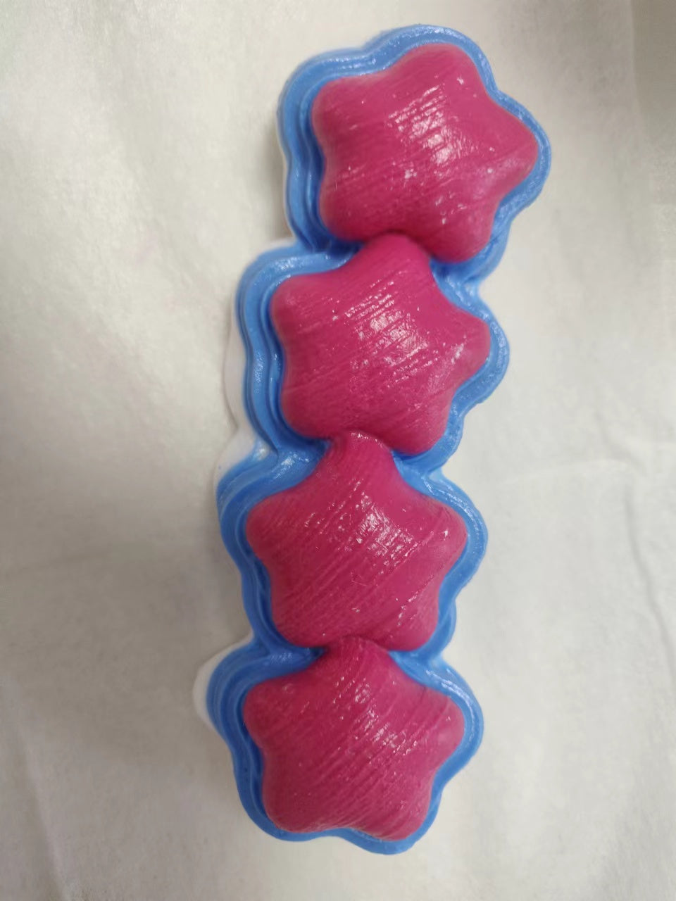 0001 Handmade Star Cream Bar Silicone squishy toys