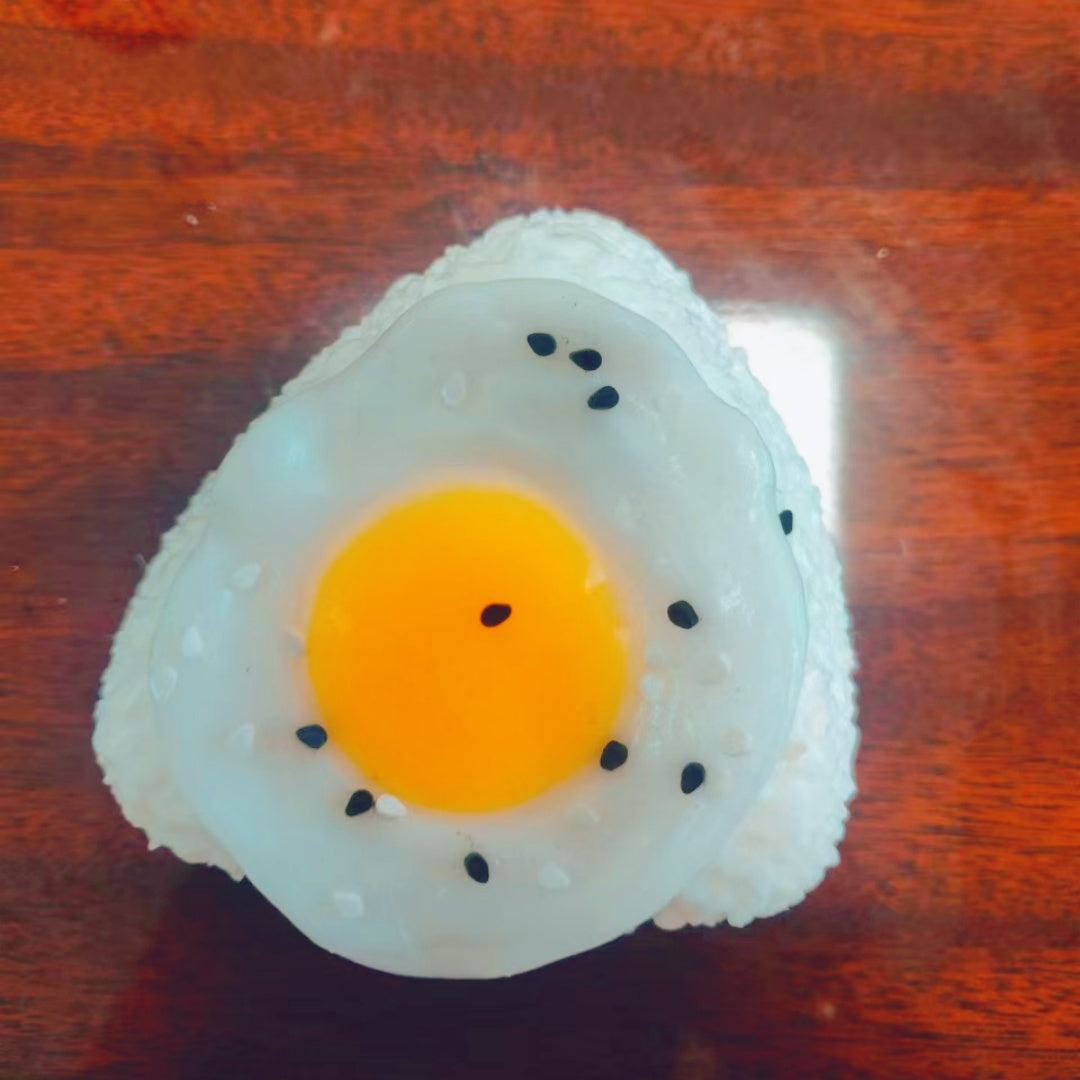 0015 Handmade Cute Rice Ball With Egg