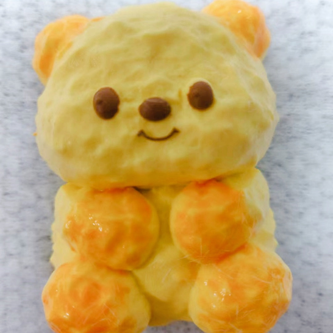 00036 DIY Handmade Butter Bear Squishy Toy